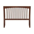 thumbnail image 3 of Solid Wood Slat Headboard - Sleigh Design Bed Frame - Walnut Finish - Full, Queen, King Sizes, 3 of 5