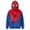 Vermilion, variant on Boys Hoodies Men Cosplay Hero Hoodie Full Zip Mask Face Graphic Outerwear Perfect for Halloween Theme Party