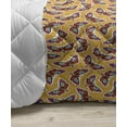 thumbnail image 3 of Death Moth Down Alternative Comforter, Repeated Modern Open Wings Symmetric Look Danger Themed Colors, Microfiber Quilt for All Season, 5 Sizes, Yellow and Charcoal Grey, by Ambesonne, 3 of 3