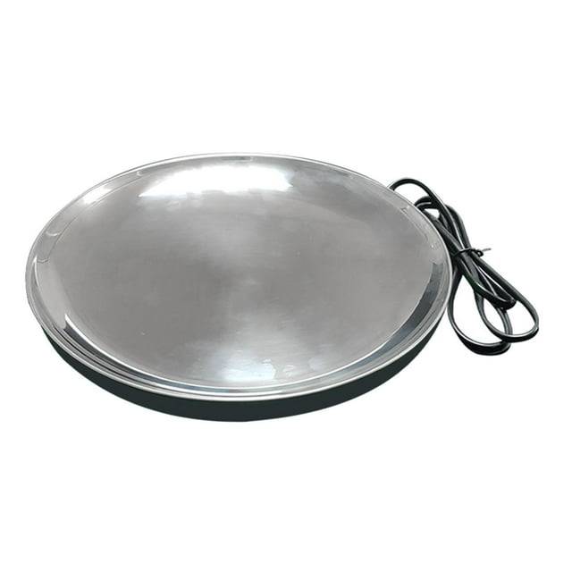 Bebedero para aves de corral jinwen con base calentada adaptador estadounidense