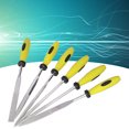 thumbnail image 4 of Needle File Set, Metal Files Carving Assorted Grinding Bearing Steel Square Round Semi Circular Flat Triangular Flat  For Plastic For Metal For Jewelry SIL-1116,SIL-1117,SIL-1118, 4 of 8