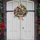 thumbnail image 4 of Puerta de entrada Guirnalda Flores Guirnalda Colgante de pared Boda negra de 25 cm Sunnimix Corona de vacaciones, 4 of 5