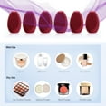 thumbnail image 3 of Apercolorier 6pcs Big Beauty Makeup Sponge Blender , Latex Free Sponge (Purple), 3 of 6