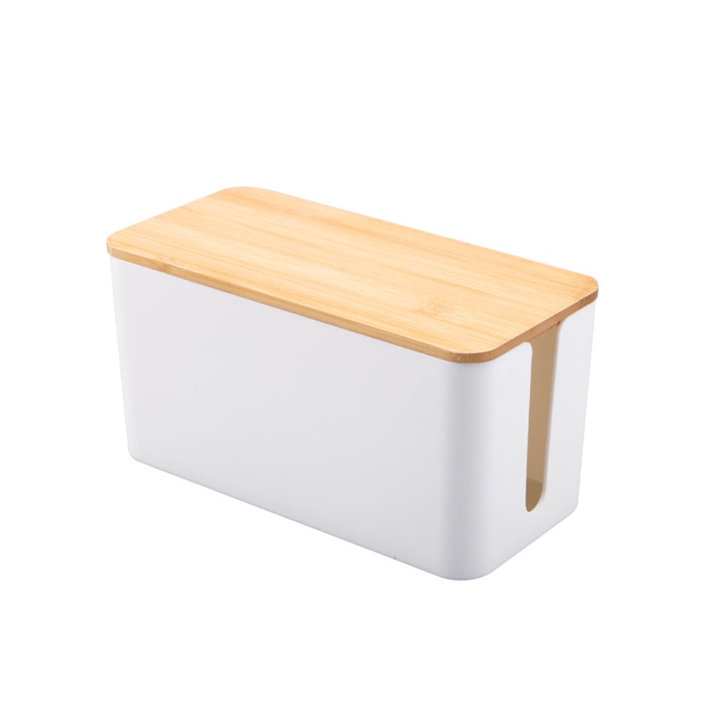 KYAIGUO Cable Management Boxes Stylish Cord Organizer and Cable Storage Boxes Cord Boxes to Hide Power Outlets