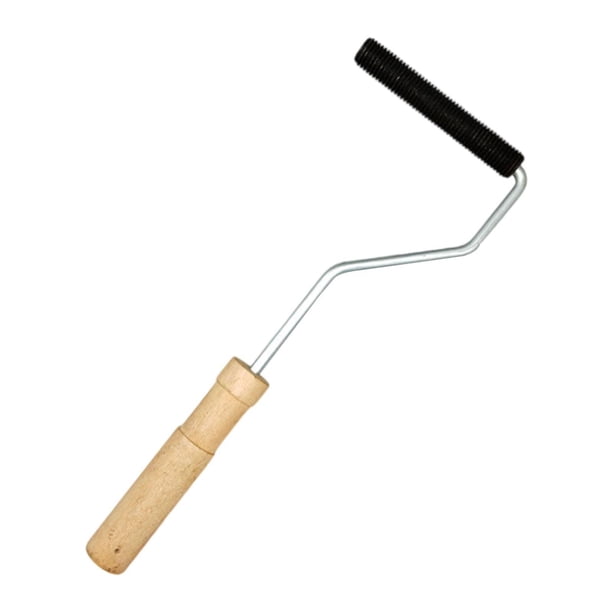 Rodillo laminador de resina de fibra de vidrio con mango de madera cómodo para resina de tina 4 pulgadas