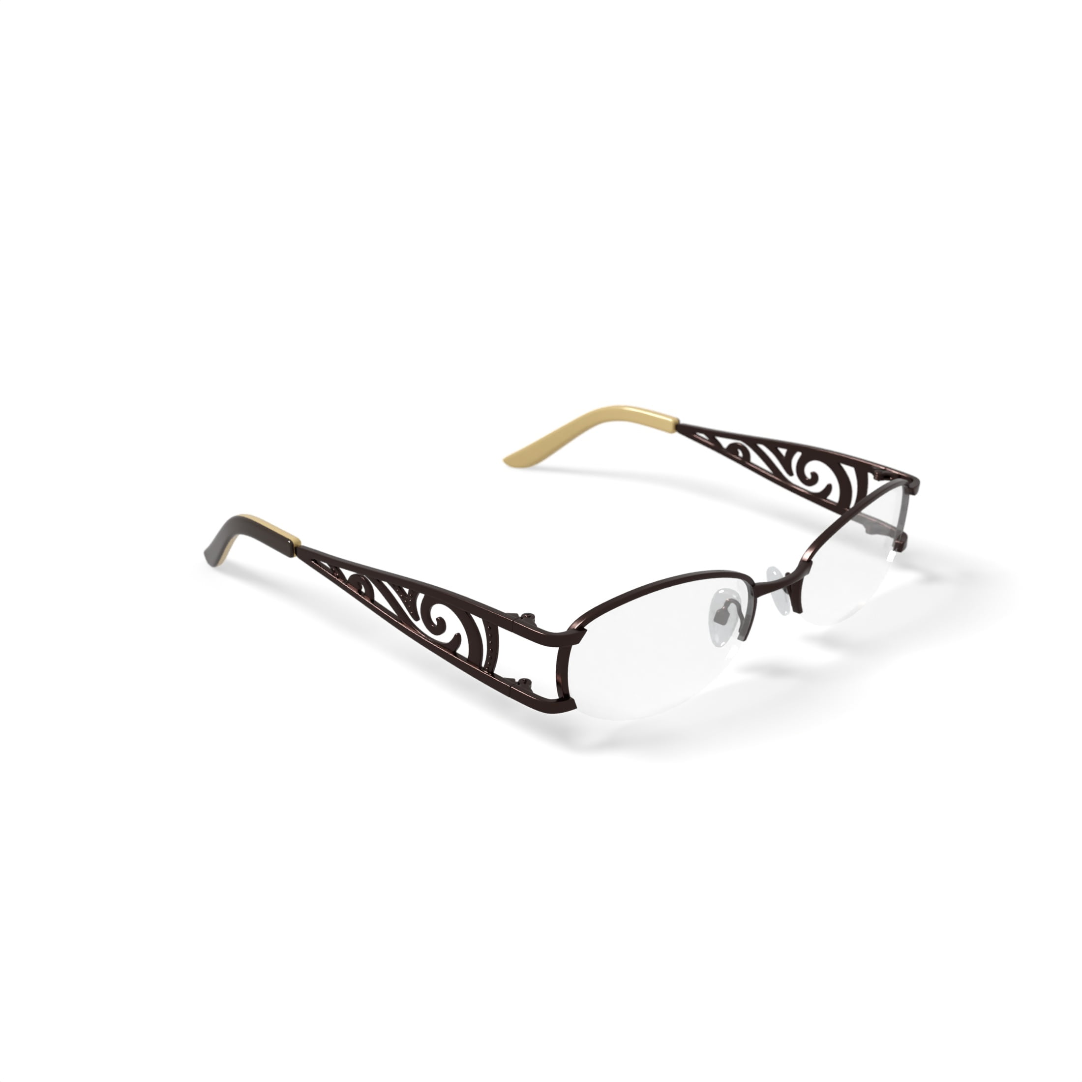 Contour Women's Rx'able Eyeglasses, FM11292 Brown