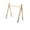 Grey ornaments, variant on Ins decoration Nordic children's room fitness equipment newborn baby baby fitness frame Nordic wood crafts