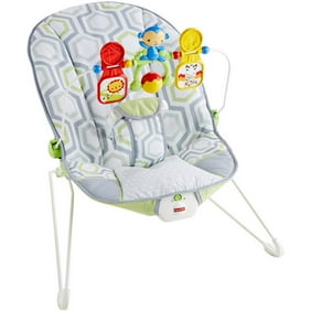 Bright Starts Comfort Harmony Cradling Bouncer Blue Pebbles