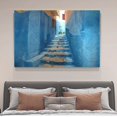 thumbnail image 4 of The Blues of Chefchaouen Morocco Canvas Poster Bedroom Decor Sports Landscape Office Room Decor Gift,Frame-style,16x24inch(40x60cm), 4 of 8