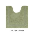 thumbnail image 5 of Better Trends 20" x 20" U-Shape Toilet Rug, 100% Cotton Tufted Bathroom Rug, Contour Mat, Water Absorbent, Reversible , Machine Wash Sage Lux Collection, 5 of 6