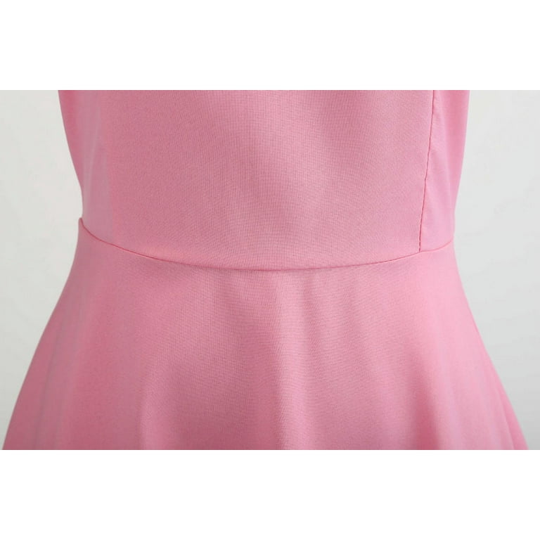 YWDJ 80s Homecoming Dresses 2024 Women Vintage Short Sleeve Swing 50s  Housewife Casual Evening Party Prom Dress Pink XL - Walmart.com