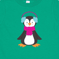 thumbnail image 4 of Inktastic Cute Penguin, Penguin With Ear Warmers, Scarf Boys or Girls Baby T-Shirt, 4 of 5