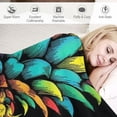 thumbnail image 3 of Shangniulu Pineapple Colorful Blanket Print Throw Black Blanket Lightweight Cozy Print Warm for Women Girl Gift 50"x60", 3 of 6
