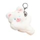 thumbnail image 5 of Llavero de gato, premios, conmemoraciones, lindo accesorio para bolso, decoración, llavero de muñeca Blanco, 5 of 8