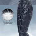 thumbnail image 4 of Pantalones Esquí Acolchados Termales Invierno Impermeables A Prueba Viento para Senderismo, 4 of 9
