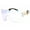 Pink Mirror Blue, variant on Versace 0VE2258 1002MA Unisex Rimless Shield Frame Sunglasses