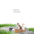 thumbnail image 1 of Simulation Cat Playset Figures Cute Playing Cat Model Educational Kitten Easter Eggs Cake Topper Christmas Birthday Gift For Kid, 1 of 1