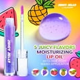 thumbnail image 2 of Blossom Juicy Jelly Moisturizing Lip Care Fruit Flavored Nourishing Lip Oil with Doe Foot Wand Applicator, 0.09 fl oz, Grape, 2 of 6