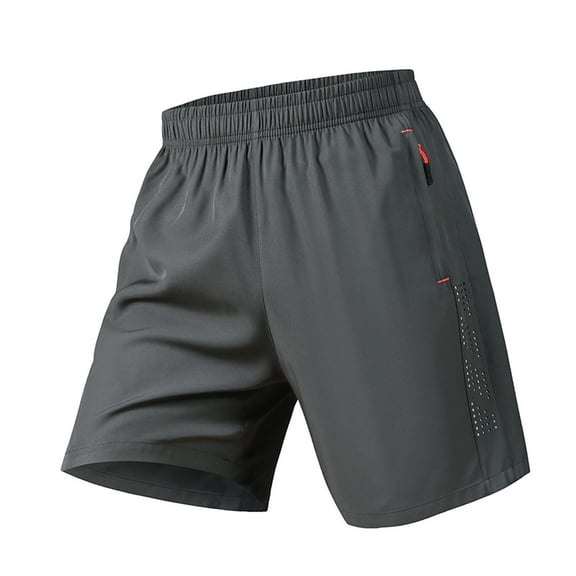 Big and Tall Mens Athletic Shorts Quick Dry Moisture-Wicking Zipper Pockets Short Pants Fathers Gift