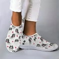 thumbnail image 4 of Border Collie Design Love Printed Women's Slip On Shoes Summer Comfortable And Breathable Leisure Shoes Casual Shoes, 4 of 8