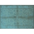 thumbnail image 1 of Ahgly Company Indoor Rectangle Oriental Light Blue Industrial Area Rugs, 7' x 9', 1 of 4