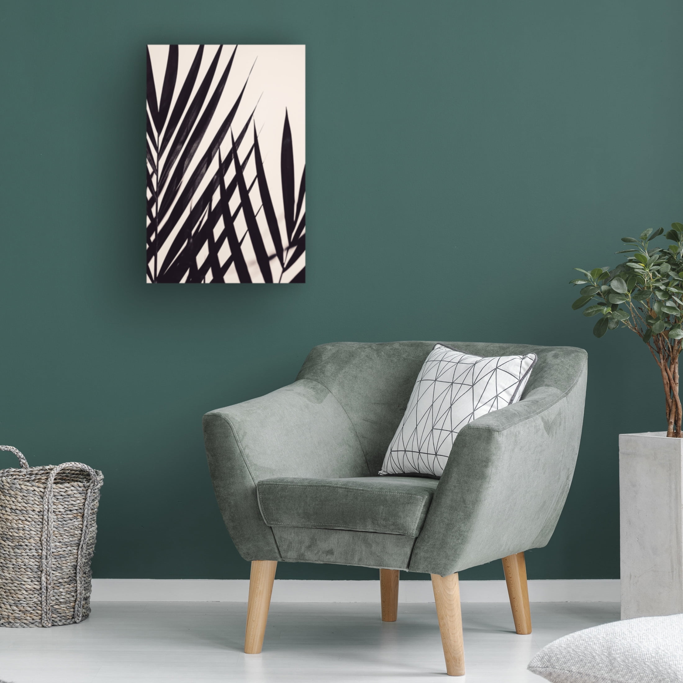 Trademark Fine Art Pictufy Studio III Guldpalm black Canvas Wall Art
