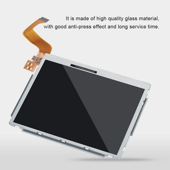 Upper LCD Screen For NDSI XL, LCD Screen Replacement LCD Screen, Black   Silver For NDSI XL