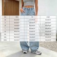 thumbnail image 3 of OYXSER Jeans for Women Women's High Waisted Wide Leg Barrel Jeans Baggy Pants Trendy Fit Relaxed Fit Everyday, Blue M, 3 of 6