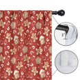 thumbnail image 4 of Blackout Kids Curtains,Red Christmas Gingerbread and Mitten Pattern Childrens Insulated Curtains Set Of 2,Bedroom Essentials,Toddler Room Decor 42"x54", 4 of 5