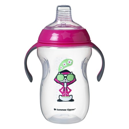 Tommee Tippee Natural Transition Soft Spout Sippy Cup, Girl – 12+ Months, 2pk