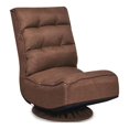 thumbnail image 1 of Pemberly Row Fabric 5-Position 360 Degree Swivel Gaming Chair in Coffee, 1 of 12