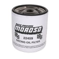thumbnail image 1 of Moroso Performance Oil Filter 22459 Engine Oil Filter; Steel Mesh; 27 Microns; Canister; 13/16 Inch -16 UNF Thread, 1 of 3