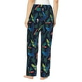 thumbnail image 3 of Xecao Dinosaur Women's Straight Lounge Pajama Pants: The Epitome of Relaxed Sleepwear, 3 of 9