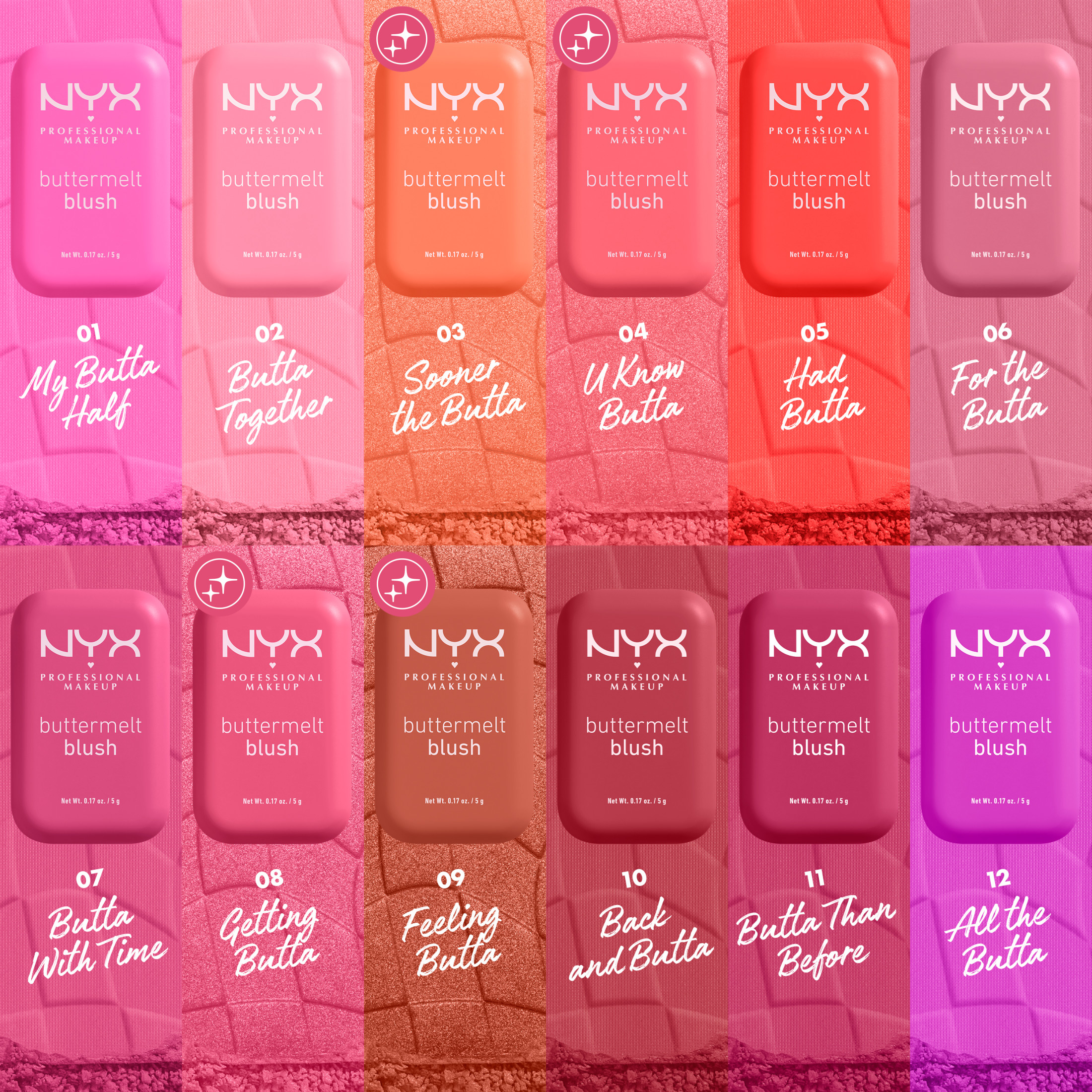 NYX Buttermelt Blush – High Pigment Powder Blush (Pick Your Shade) – Vegan & Cruelty-Free