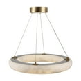 thumbnail image 6 of Artcraft Lighting Camila Collection 1Light 19" Chandelier Brushed Brass, 6 of 8