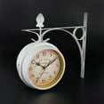 thumbnail image 3 of Wall Clock,Retro Wall Clocks Double Home Decoration Wood Wall Clocks Home Decor Superior Craftsmanship, 3 of 10