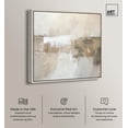 thumbnail image 2 of Windswept Reverie I Canvas Minimalist Abstract by Art Remedy, Silver Frame, 20" x 20", 2 of 7