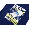 thumbnail image 3 of Topgal Cool Boys Pajamas Comfy Navy Long Sleeve Graphic Top & Pant Skate Board PJ for Big Kids Sleepwear Set Size 10, 3 of 7