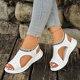 thumbnail image 2 of Yuanlong Womens Sandals Mesh Breathable Summer Casual Sandals Hollow Out Open Toe Sporty Walking Footwear, 2 of 9