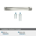 thumbnail image 5 of Amerock Bellamy 3-3/4 inch (96mm) Center-to-Center Satin Nickel Cabinet Pull, 5 of 7