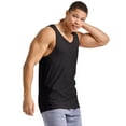 thumbnail image 4 of Hanes Men's Tank Top Sleeveless Shirt Tri-Blend Originals Lightweight sz S-2XL, 4 of 5
