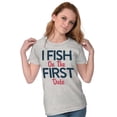 thumbnail image 3 of Fishing Girls Cute Flirty First Date Womens Fitted Plus Size Graphic Tee Brisco Brands 3X, 3 of 5