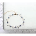thumbnail image 5 of Faship Gorgeous Navy Blue Rhinestone Crystal Floral Bracelet 7" - 9", 5 of 5