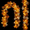 Brown Orange, variant on Leyaron Fall Garlands Decorations, 2 Pack 6 FT Autumn Maple Leaves Garlands with Lights Fall Decorations for Home Thanksgiving Party Outdoor Indoor Table Autumn Halloween Decor, Brown