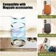 thumbnail image 4 of Funda magnética con purpurina para iPhone 16 Plus, compatible con MagSafe, protección total, delgada, a prueba de golpes y arañazos, con protector de lente de cámara y red antipolvo para mujer, 4 of 7
