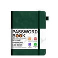 thumbnail image 3 of BAOQIN Password Book with Alphabetical , Password Keeper and Organizer w/Notes Section & Back Pocket ,for Writing Note Taking Office, School （A）, 3 of 9