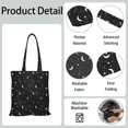 thumbnail image 2 of Steampunk Astrologie Sac de Courses Réutilisable - Sac Lavable Écologique pour Parents et Étudiants Occupés, 2 of 5
