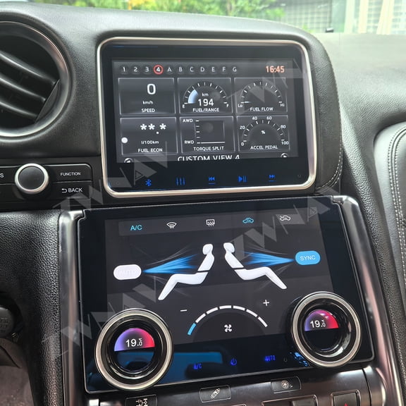 ZWNAV 8 9 inch for Nissan GTR 2007-2015 car gps navi radio media Player android head Unit screen