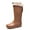 Brown, variant on AUXDIQ Women Rain Boots Ladies Waterproof Rain Shoes Outdoor Garden Shoes