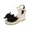Black, variant on Women's Fashion Casual Summer Arrival Solid Color Trendy Versatile High Heel Sandals Black 5.5